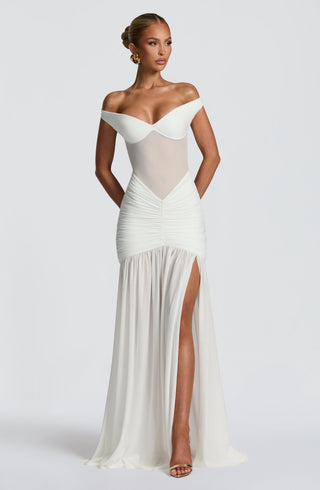 Alaia Maxi Dress - Ivory
