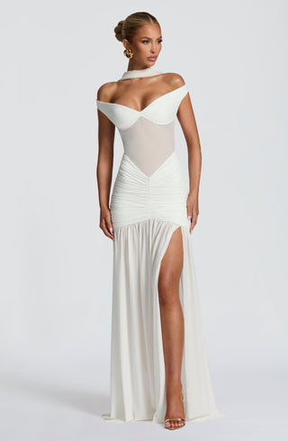 Alaia Maxi Dress - Ivory
