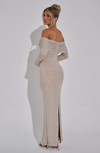Cyprus Maxi Dress - Nude