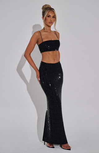 Dimity Maxi Skirt - Black
