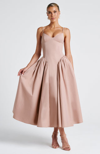 Emerson Midi Dress - Clay
