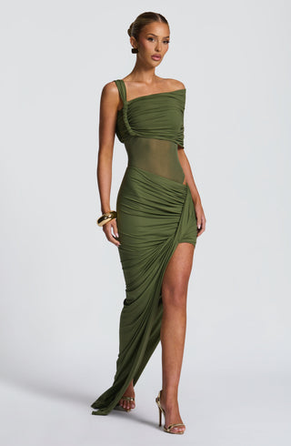 Henrietta Maxi Skirt - Khaki