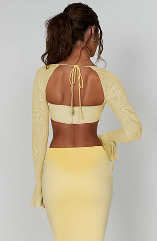 Priscilla Top - Lemon