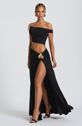 Saira Maxi Skirt - Black